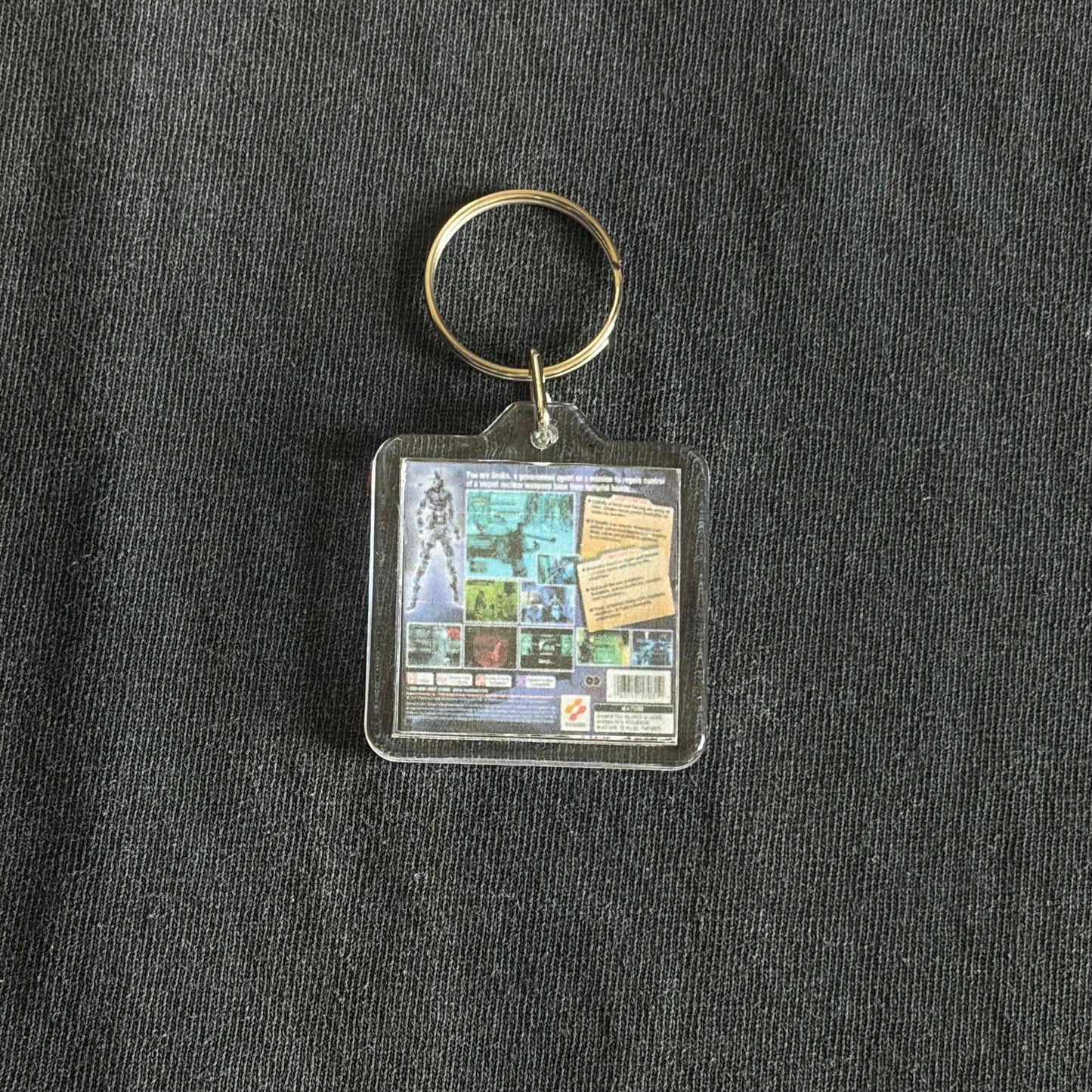 metal gear keychain