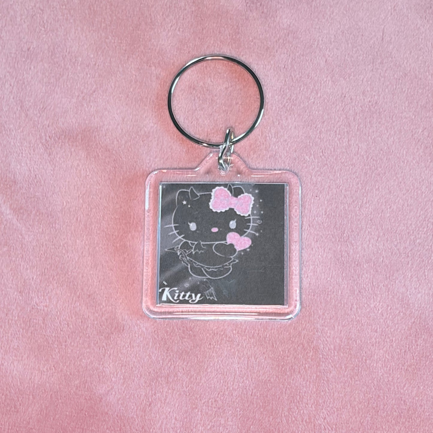 hk devil and angel keychain