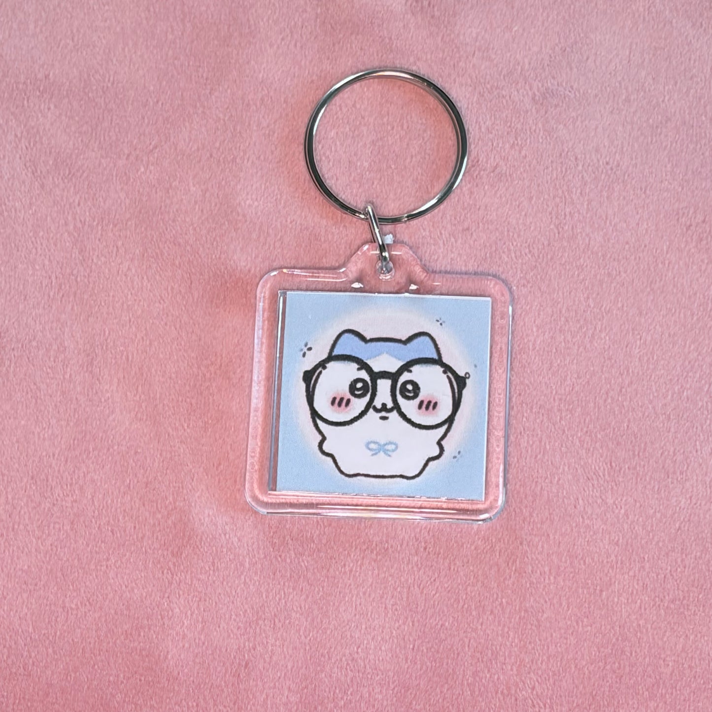 hachi keychain