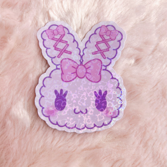 kira ribbons sparkly sticker