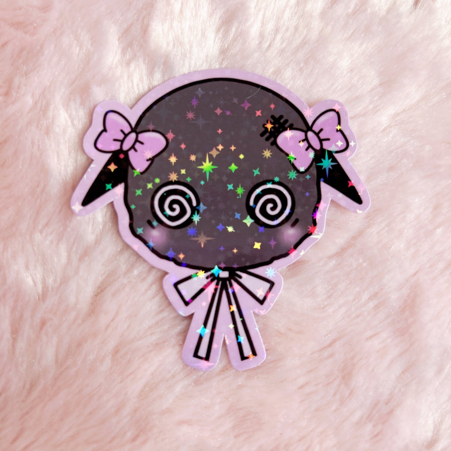 omin ribbons sparkly sticker