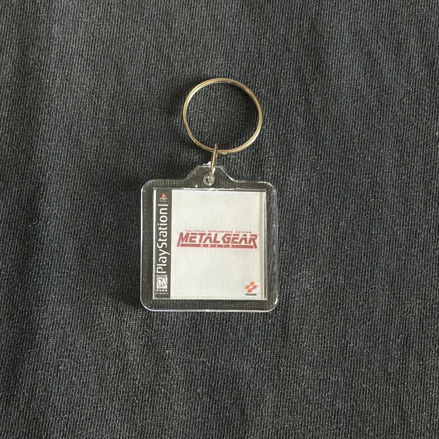 metal gear keychain