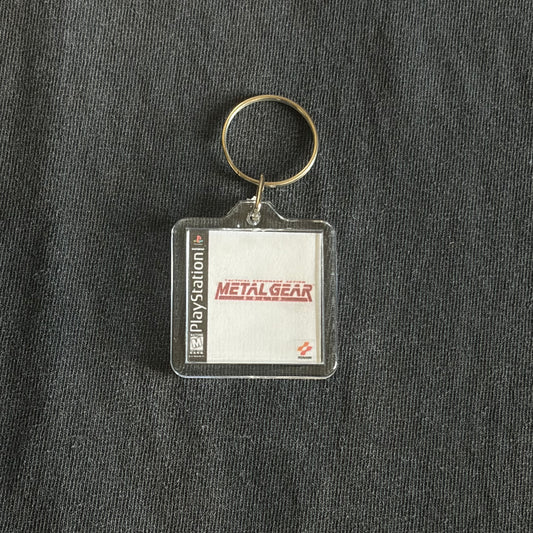 metal gear keychain