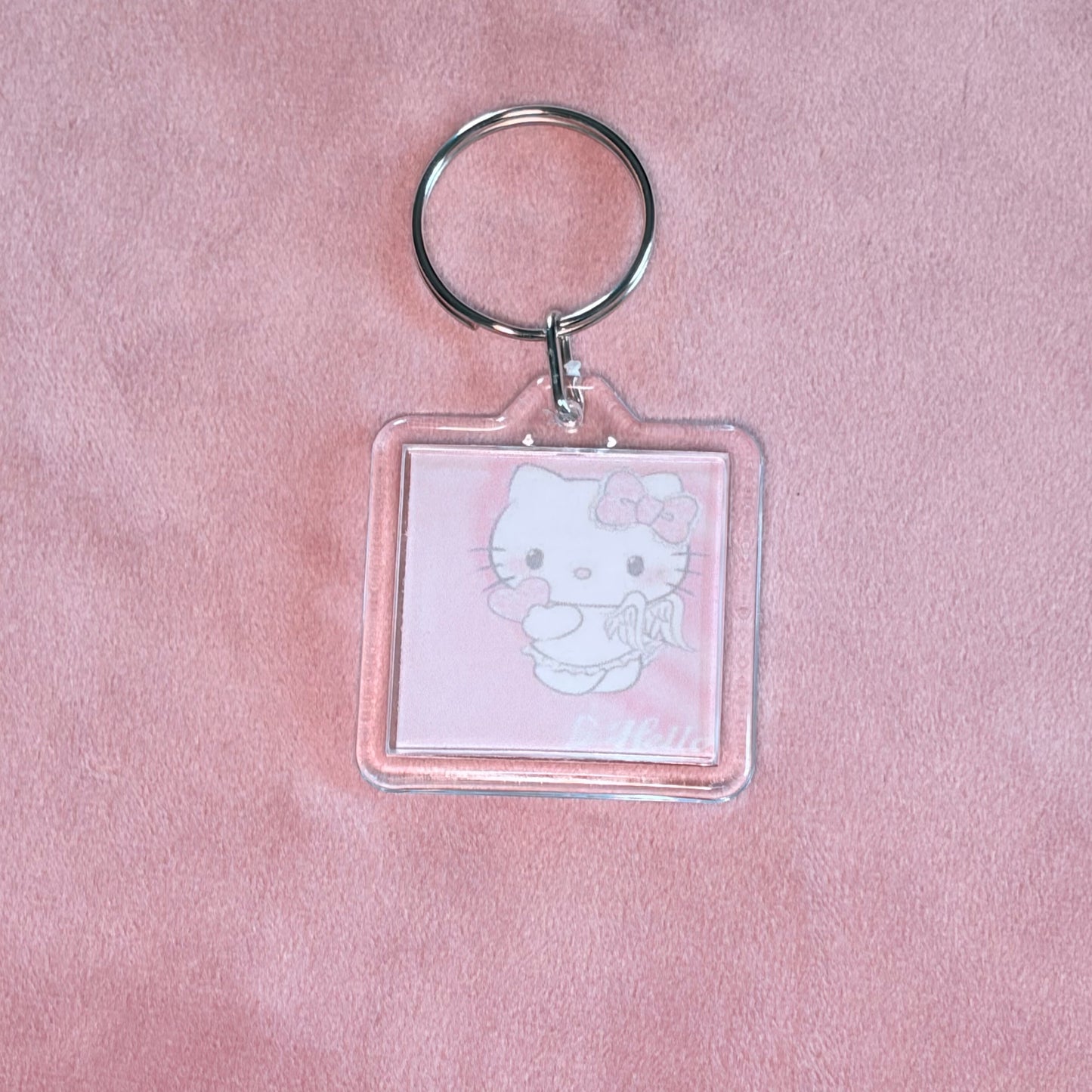hk devil and angel keychain