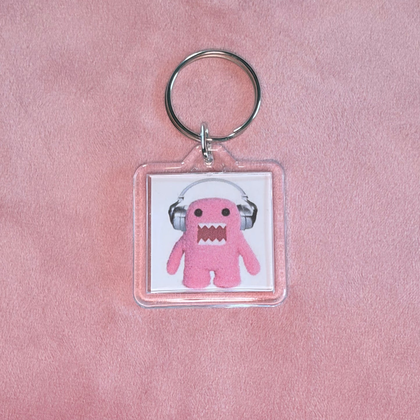 pink keychain
