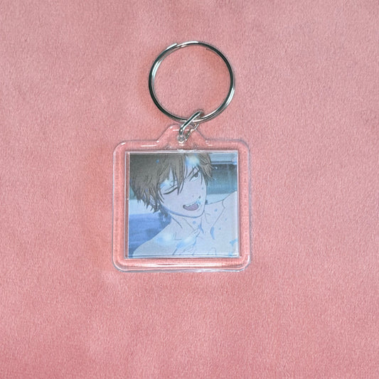 denji + reze keychain