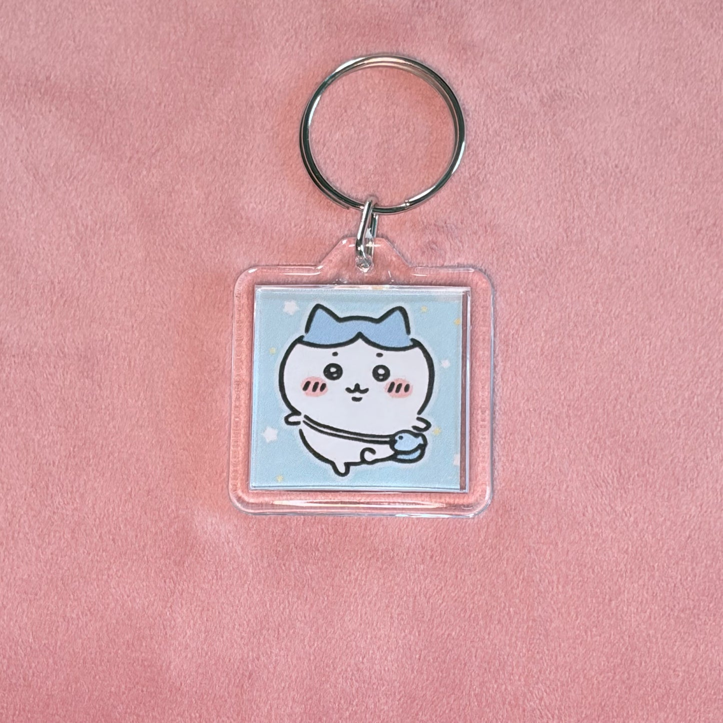 hachi keychain